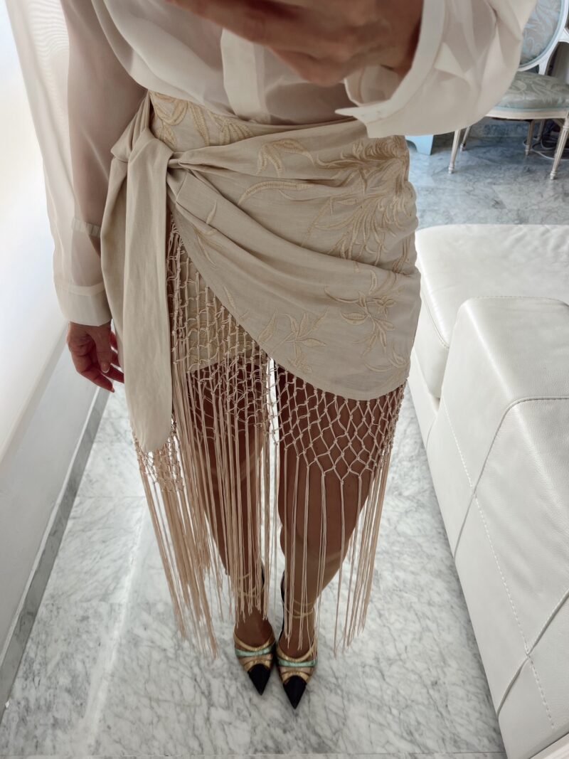 Falda Candela Beige - Imagen 2