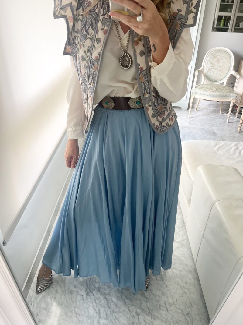 Falda Valeria Azul - Imagen 3