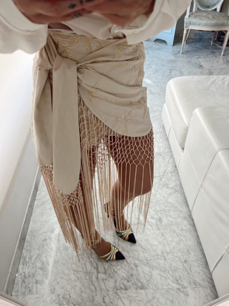 Falda Candela Beige - Imagen 3