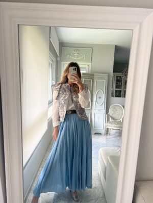 Falda Valeria Azul
