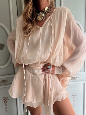 Vestido Marbella beige