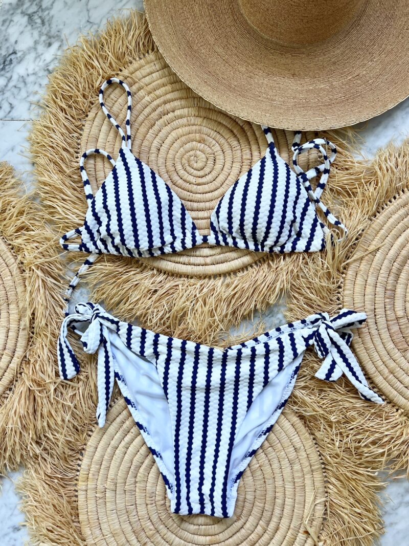 Bikini Monaco blanco marino