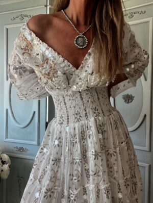 Vestido Ibiza espejos