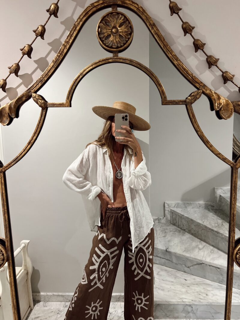 Pantalon Formentera chocolate - Imagen 5
