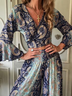 Conjunto Indira azul