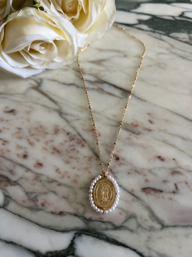 Collar medalla María - Imagen 2