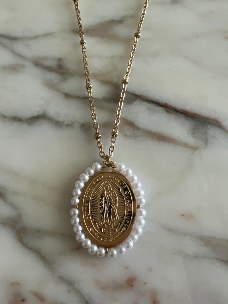 Collar medalla María - Imagen 3