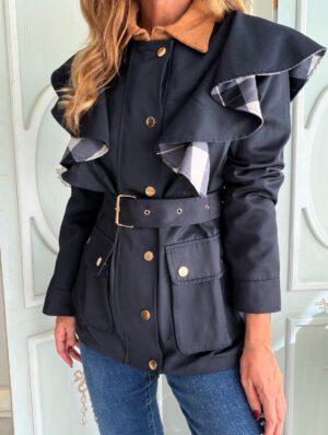 Gabardina London Marino