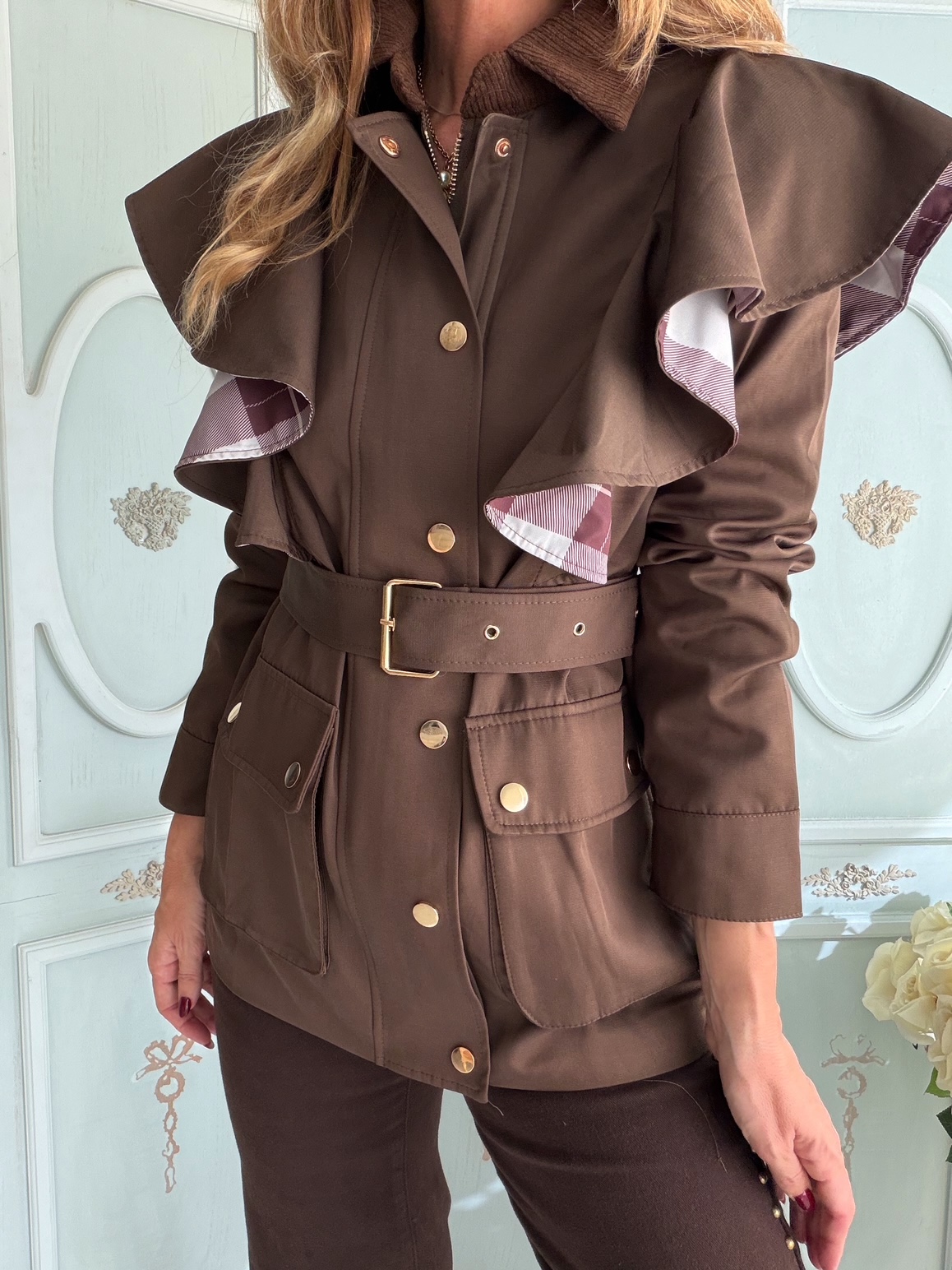 Gabardina London Chocolate