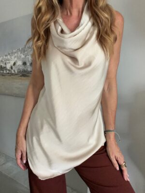 Top Alejandría beige